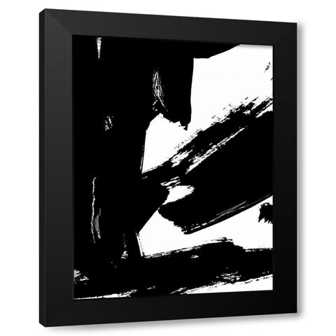 Dynamic Expression I Black Modern Wood Framed Art Print with Double Matting by Harper, Ethan