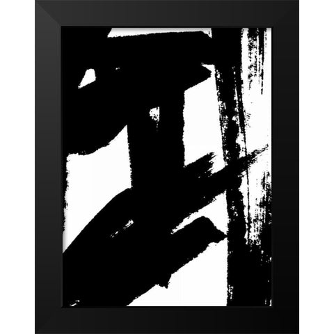 Dynamic Expression II Black Modern Wood Framed Art Print by Harper, Ethan