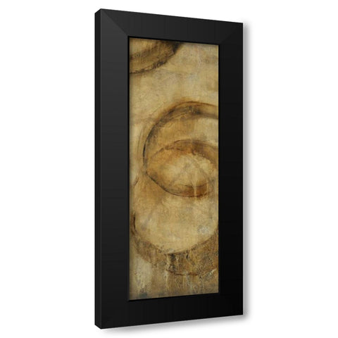 Orbit II Black Modern Wood Framed Art Print with Double Matting by OToole, Tim