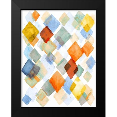 Parallel III Black Modern Wood Framed Art Print by Meagher, Megan
