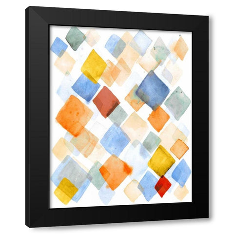 Parallel IV Black Modern Wood Framed Art Print with Double Matting by Meagher, Megan