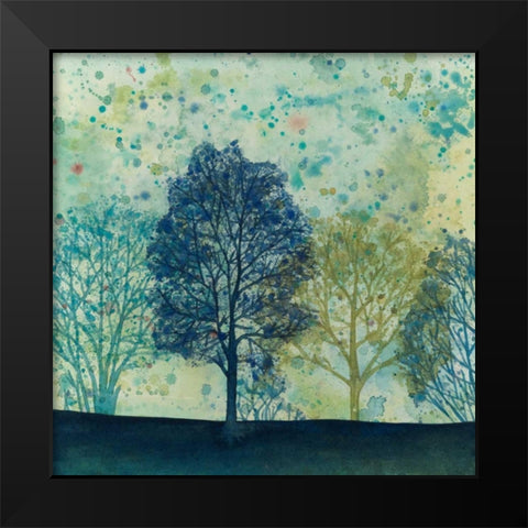 Speckled Forest I Black Modern Wood Framed Art Print by Meagher, Megan