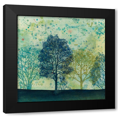 Speckled Forest I Black Modern Wood Framed Art Print by Meagher, Megan