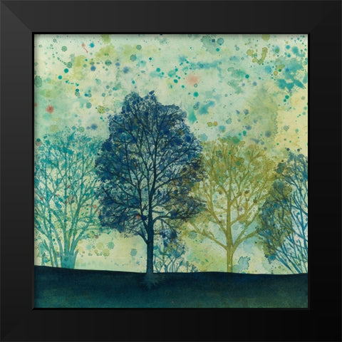 Speckled Forest I Black Modern Wood Framed Art Print by Meagher, Megan
