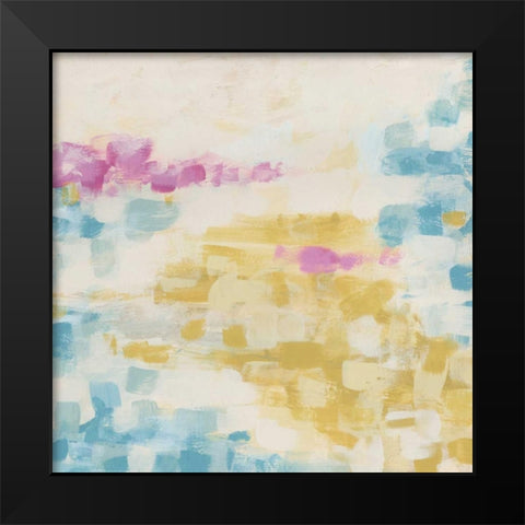 Surface Impression II Black Modern Wood Framed Art Print by Vess, June Erica