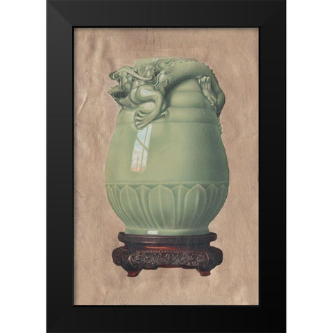 Chinese Earthenware VI Black Modern Wood Framed Art Print by Vision Studio