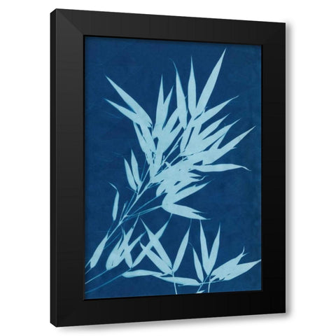 Cyanotype No.1 Black Modern Wood Framed Art Print by Stramel, Renee W.