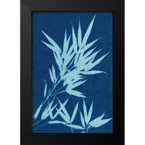 Cyanotype No.1 Black Modern Wood Framed Art Print by Stramel, Renee W.