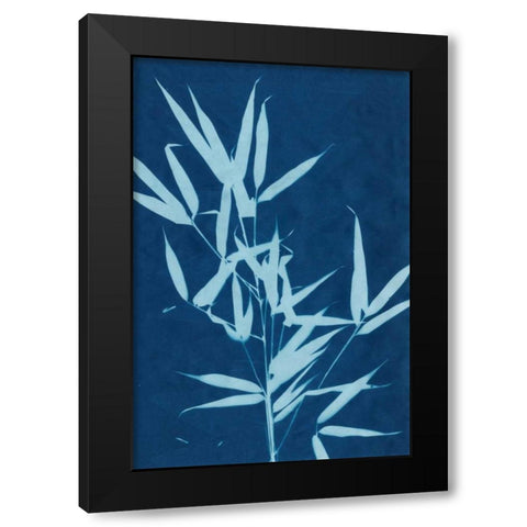 Cyanotype No.2 Black Modern Wood Framed Art Print by Stramel, Renee W.