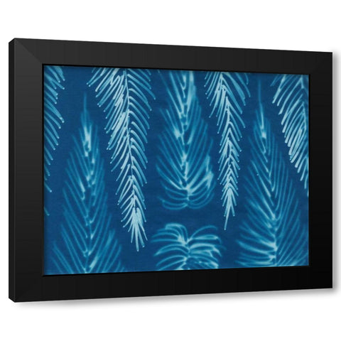 Cyanotype No.7 Black Modern Wood Framed Art Print by Stramel, Renee W.