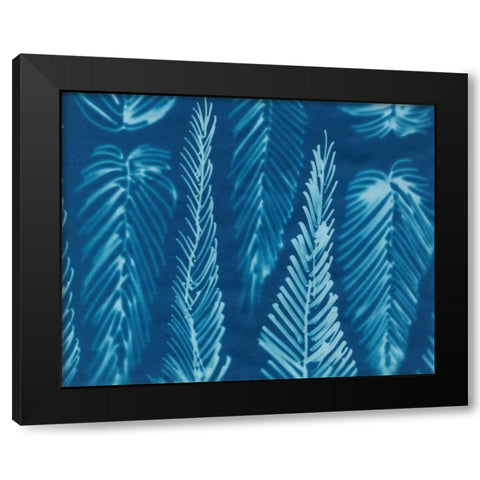 Cyanotype No.8 Black Modern Wood Framed Art Print by Stramel, Renee W.