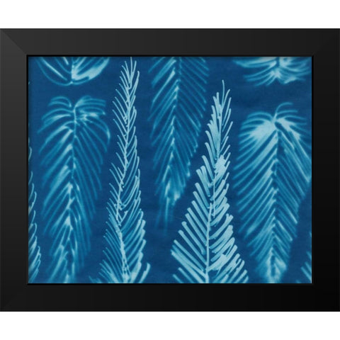 Cyanotype No.8 Black Modern Wood Framed Art Print by Stramel, Renee W.