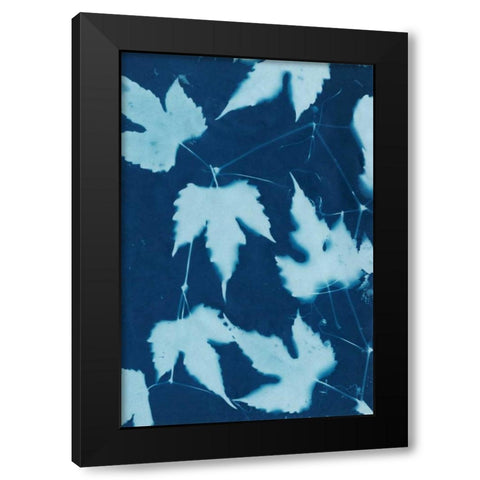 Cyanotype No.10 Black Modern Wood Framed Art Print by Stramel, Renee W.