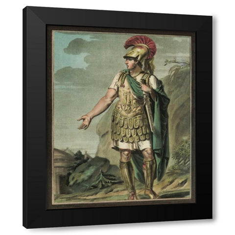 Theatrical Costumes II Black Modern Wood Framed Art Print by Chery, M.