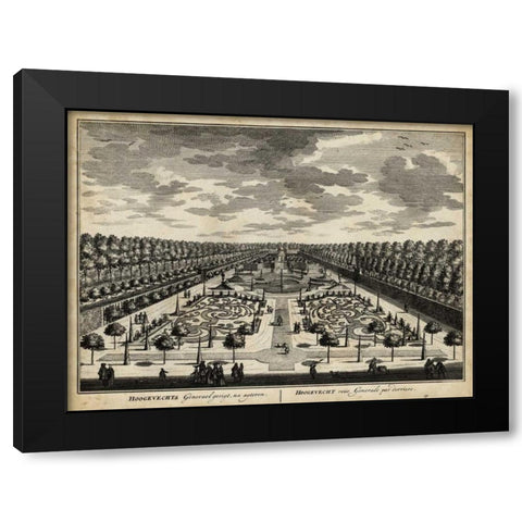 Views of Amsterdam III Black Modern Wood Framed Art Print by Visher, Nicolaus