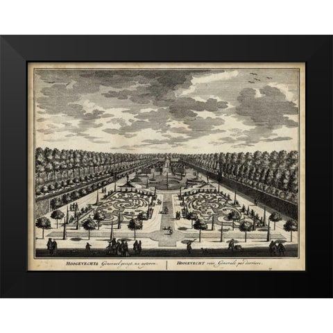 Views of Amsterdam III Black Modern Wood Framed Art Print by Visher, Nicolaus