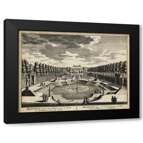 Views of Amsterdam IV Black Modern Wood Framed Art Print by Visher, Nicolaus