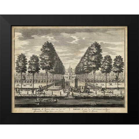 Views of Amsterdam VIII Black Modern Wood Framed Art Print by Visher, Nicolaus