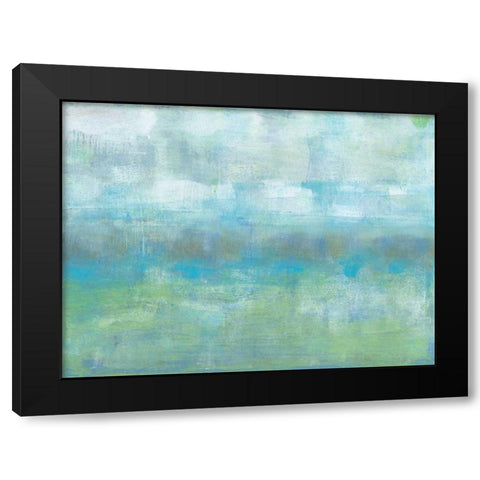 Soft Heather I Black Modern Wood Framed Art Print with Double Matting by Goldberger, Jennifer