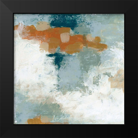 Lake Effect II Black Modern Wood Framed Art Print by Vess, June Erica