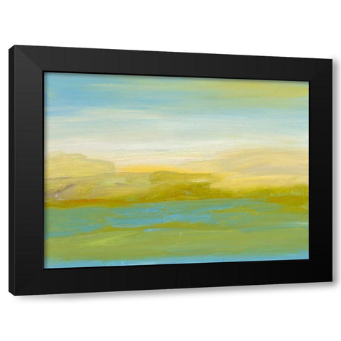 Ambient I Black Modern Wood Framed Art Print with Double Matting by Gordon, Sharon