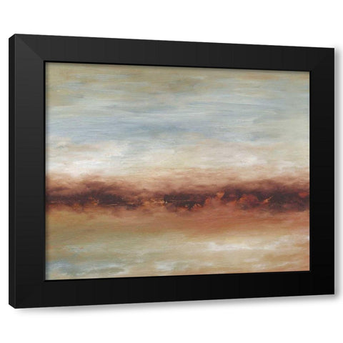 The Reef Black Modern Wood Framed Art Print with Double Matting by Gordon, Sharon
