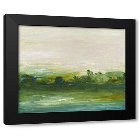 The Glen Black Modern Wood Framed Art Print with Double Matting by Gordon, Sharon