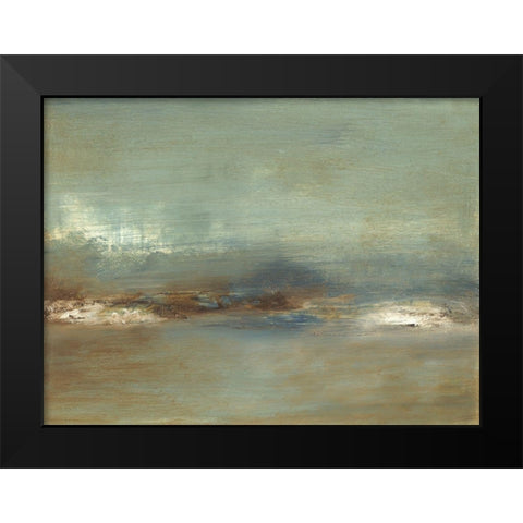 Inlet I Black Modern Wood Framed Art Print by Gordon, Sharon