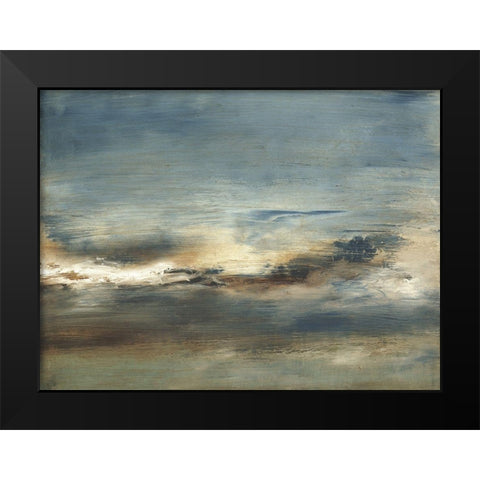 Inlet II Black Modern Wood Framed Art Print by Gordon, Sharon