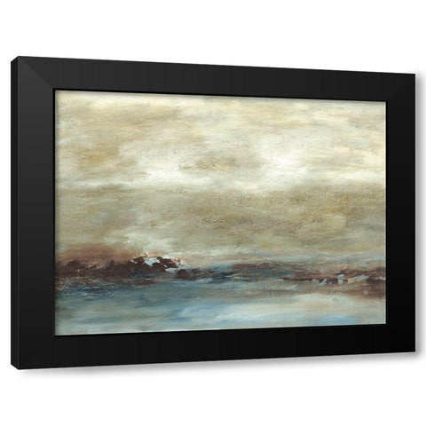 Inlet III Black Modern Wood Framed Art Print by Gordon, Sharon