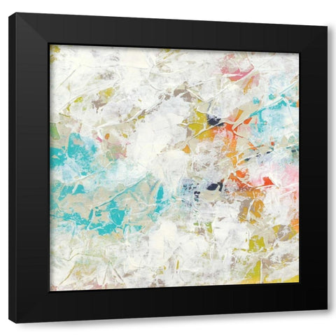 Frost II Black Modern Wood Framed Art Print with Double Matting by Vess, June Erica