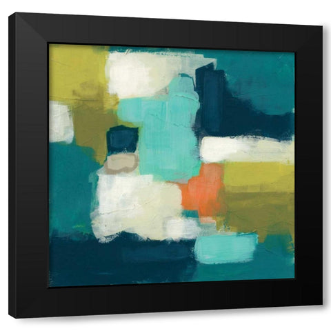 Interlude II Black Modern Wood Framed Art Print by Vess, June Erica