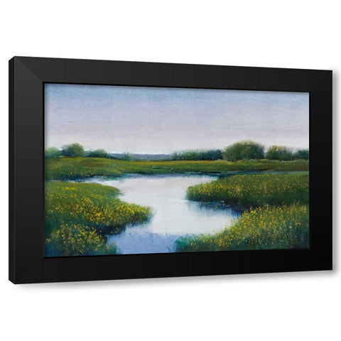 Marshlands II Black Modern Wood Framed Art Print by OToole, Tim