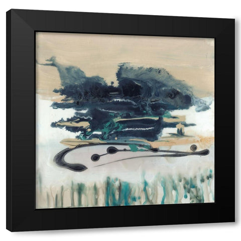 At Home I Black Modern Wood Framed Art Print with Double Matting by Maleki, Ferdos