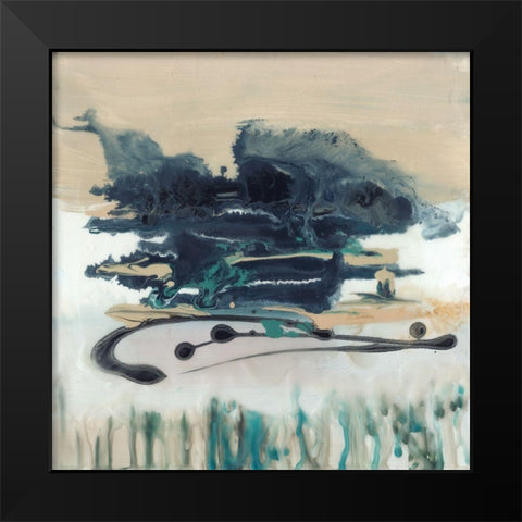 At Home I Black Modern Wood Framed Art Print by Maleki, Ferdos