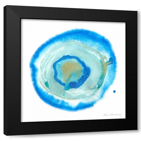 Nebulae I Black Modern Wood Framed Art Print by Ludwig, Alicia