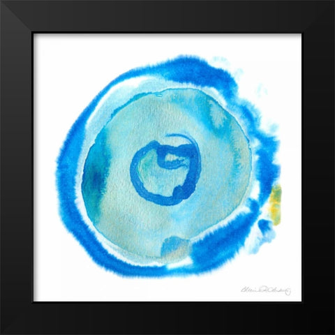 Nebulae II Black Modern Wood Framed Art Print by Ludwig, Alicia