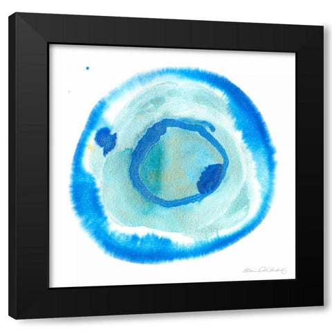 Nebulae IV Black Modern Wood Framed Art Print by Ludwig, Alicia