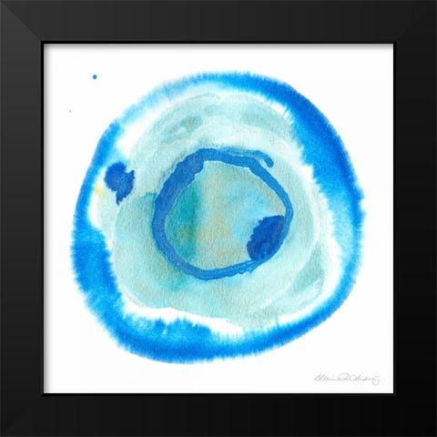 Nebulae IV Black Modern Wood Framed Art Print by Ludwig, Alicia