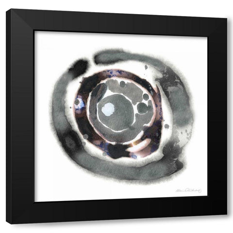 Meteorite I Black Modern Wood Framed Art Print by Ludwig, Alicia