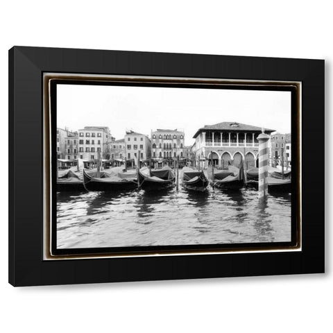 Glimpses-Grand Canal Venice II Black Modern Wood Framed Art Print by DeNardo, Laura