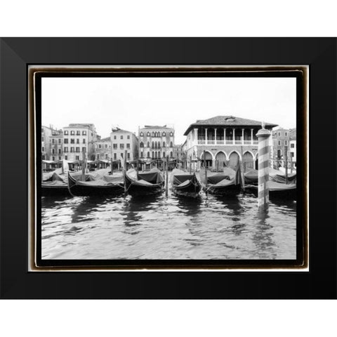 Glimpses-Grand Canal Venice II Black Modern Wood Framed Art Print by DeNardo, Laura