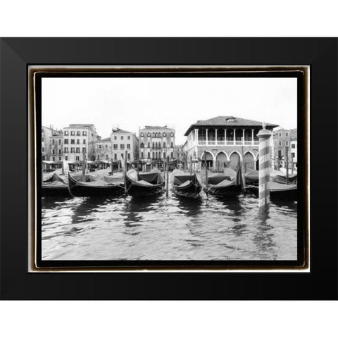 Glimpses Grand Canal Venice II Black Modern Wood Framed Art Print by DeNardo, Laura