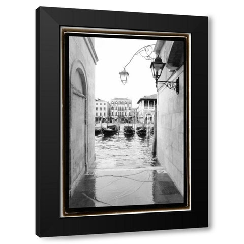 Glimpses Grand Canal Venice III Black Modern Wood Framed Art Print by DeNardo, Laura