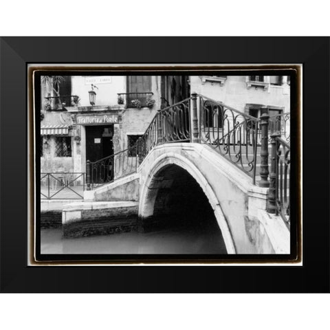 Hidden Passages Venice II Black Modern Wood Framed Art Print by DeNardo, Laura