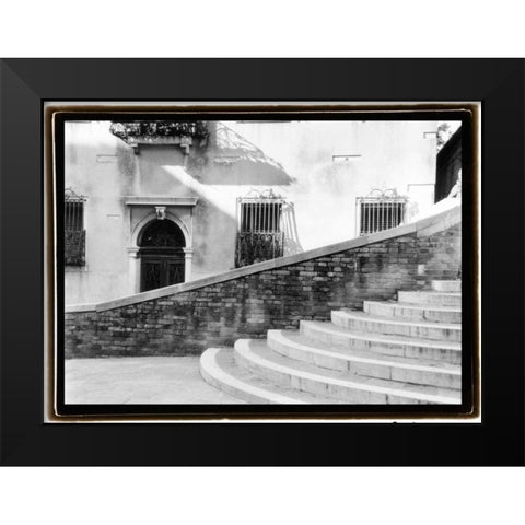 Hidden Passages Venice III Black Modern Wood Framed Art Print by DeNardo, Laura