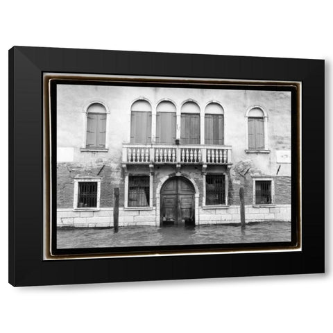 Hidden Passages Venice IV Black Modern Wood Framed Art Print with Double Matting by DeNardo, Laura