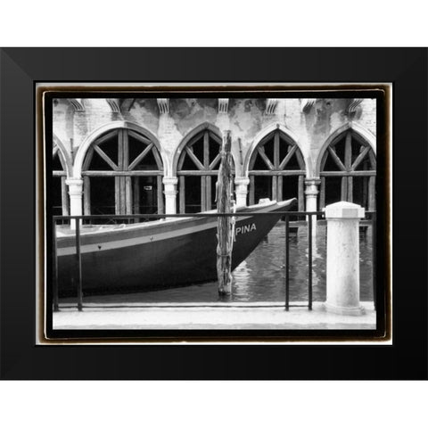 Hidden Passages Venice IX Black Modern Wood Framed Art Print by DeNardo, Laura