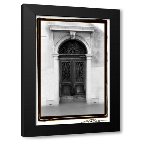 Venetian Doorways I Black Modern Wood Framed Art Print with Double Matting by DeNardo, Laura