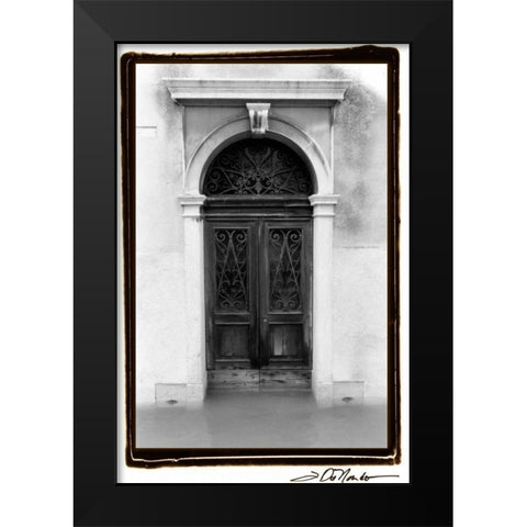 Venetian Doorways I Black Modern Wood Framed Art Print by DeNardo, Laura
